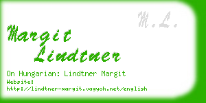 margit lindtner business card